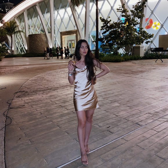 Urban outfitters Satin Tie shoulder Slip Dress - Picture 3 of 6